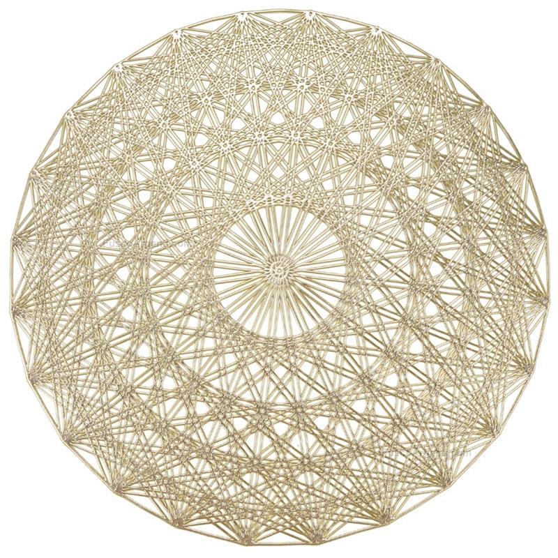 fade tablemats macram gold