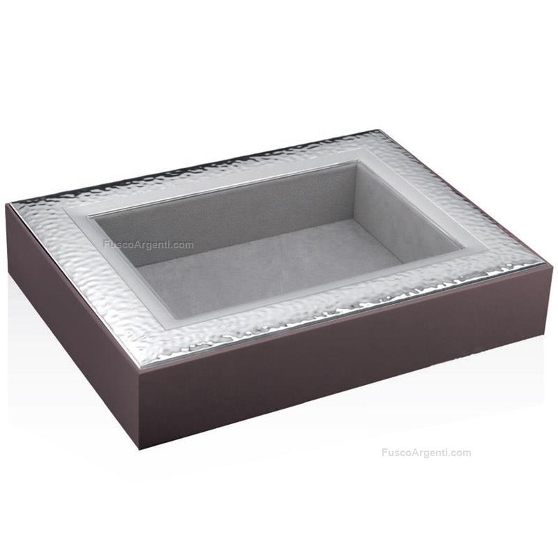 elite wood coin tray