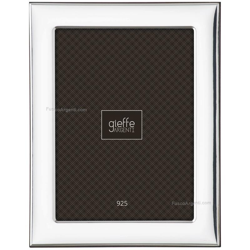 Bildershop-24 Cornice Portafoto In Plastica, Moderna, 15x21 Cm (DIN A5), Colore Argento, Con Vetro Acrilico E Supporto Da Tavolo, Prodotta In Germania