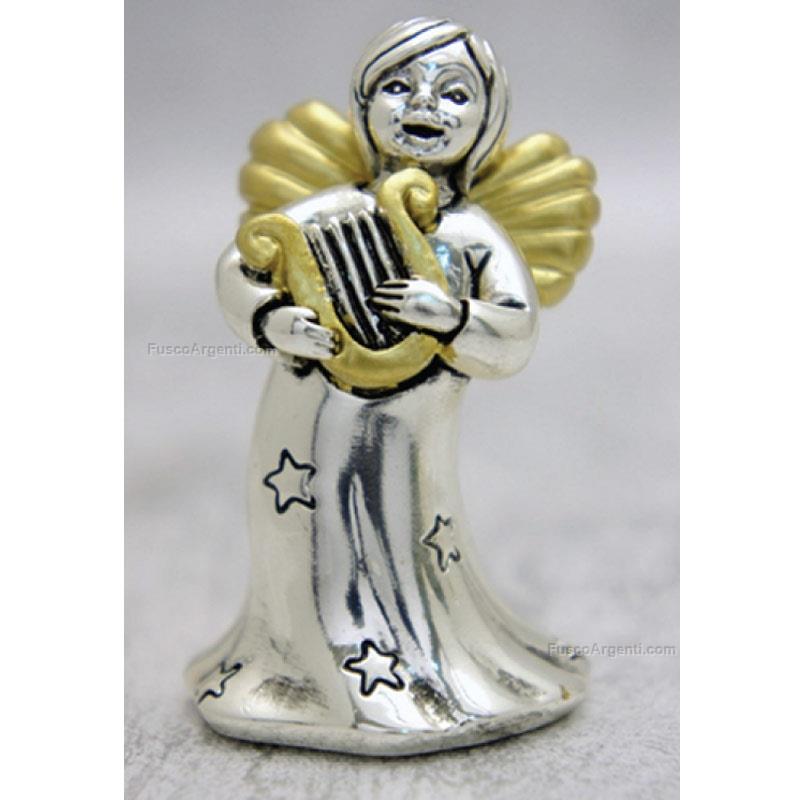 italian gift angel with harp