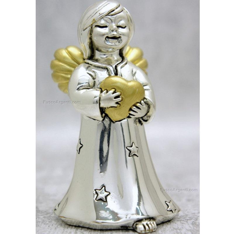 italian gift angel with heart