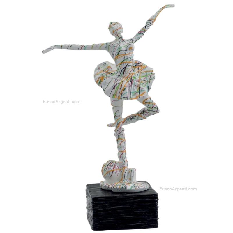 italian gift ballerina on burnished base