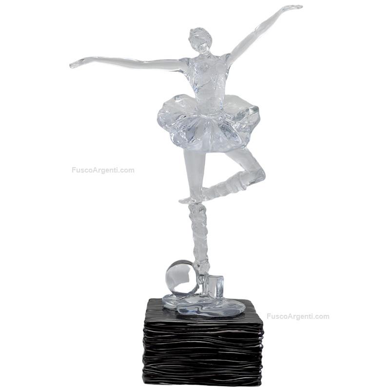 italian gift ballerina on burnished base