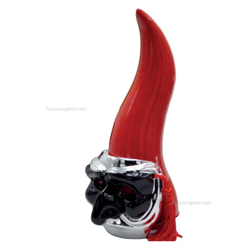 italian gift lucky horn with mask