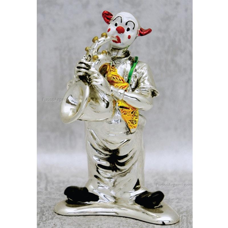 italian gift clown with saxophone