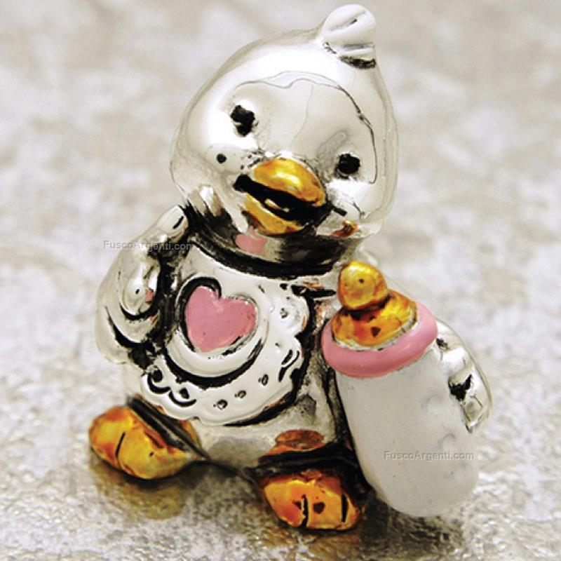 italian gift duck with baby bottle