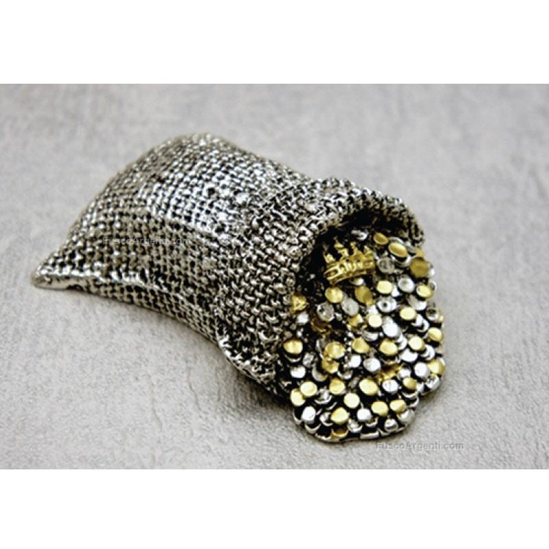 italian gift bag with coins