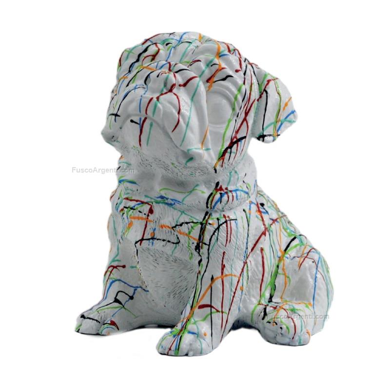 italian gift pug sculpture