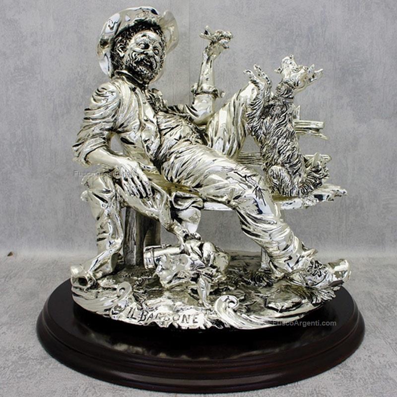 italian gift tramp statue