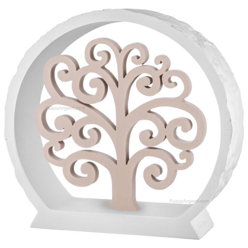 moda argenti albero della vita base bianca