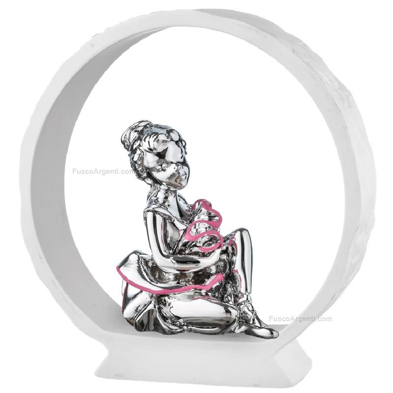 moda argenti ballerina on white base