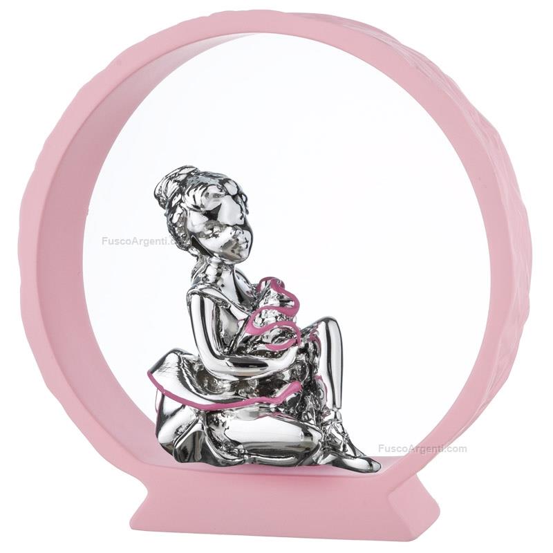 moda argenti ballerina on pink base