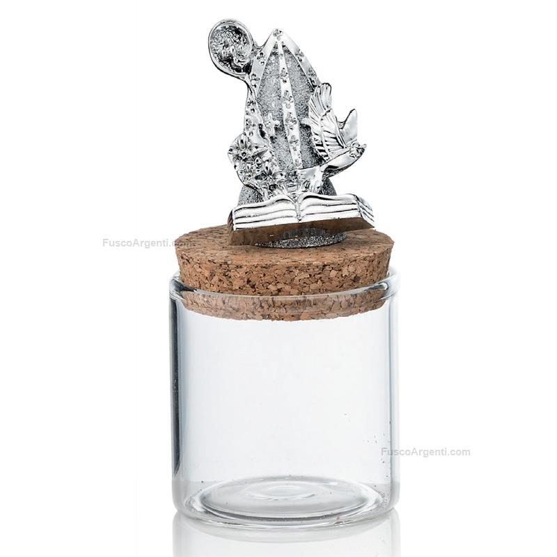 moda argenti small glass jar