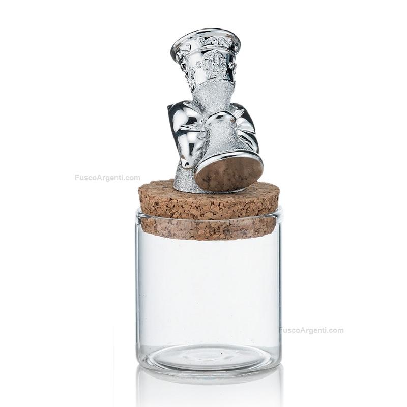 moda argenti small glass jar