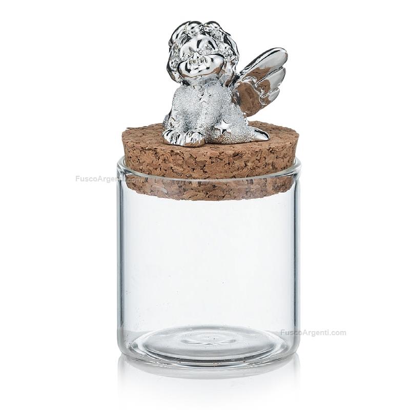 moda argenti small glass jar