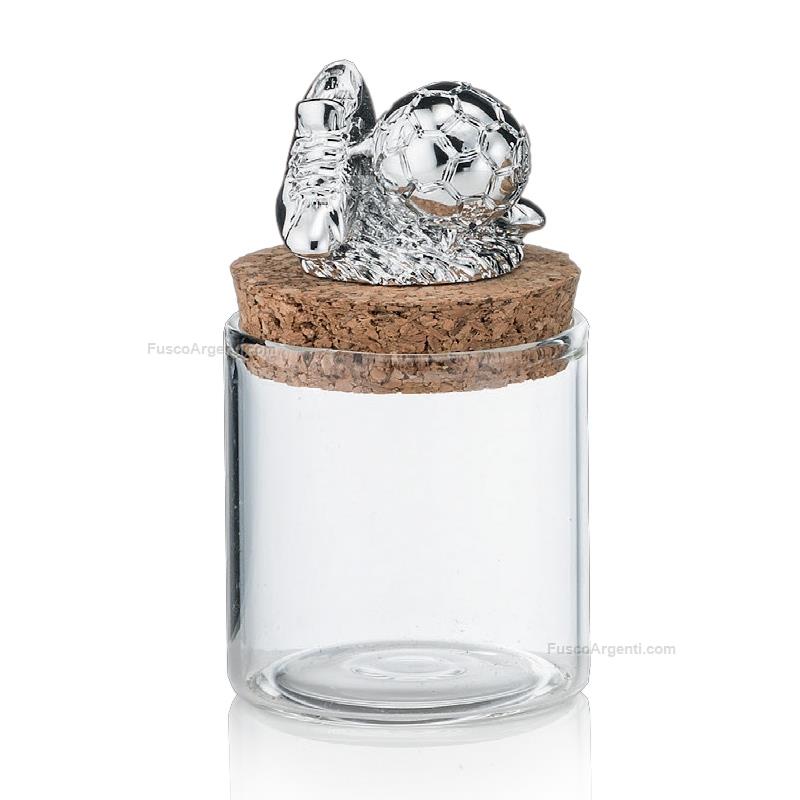 moda argenti small glass jar