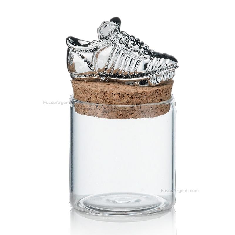moda argenti small glass jar