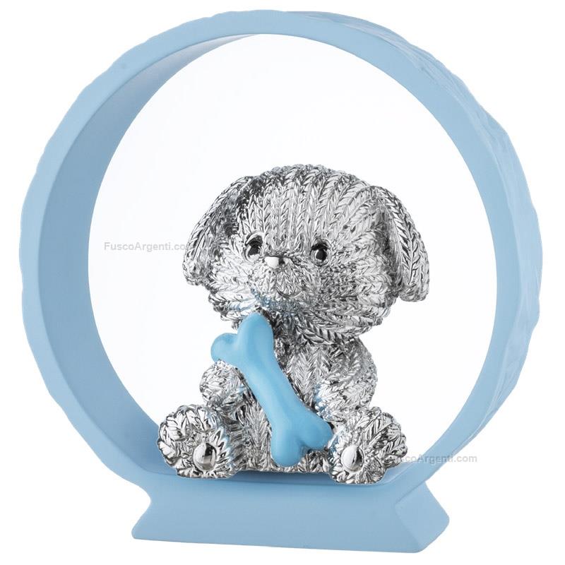 moda argenti doggie on light blue base