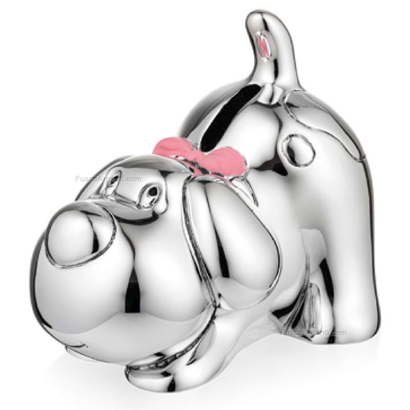 moda argenti puppy coin bank