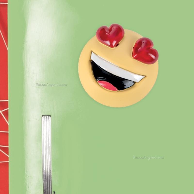 moda argenti emoji magnet heart eyes