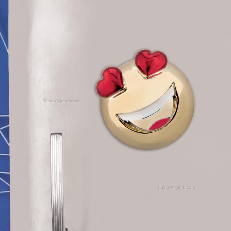 moda argenti emoji magnet heart eyes