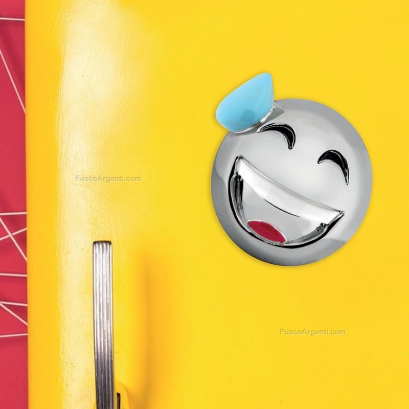 moda argenti emoji magnet smile with sweat