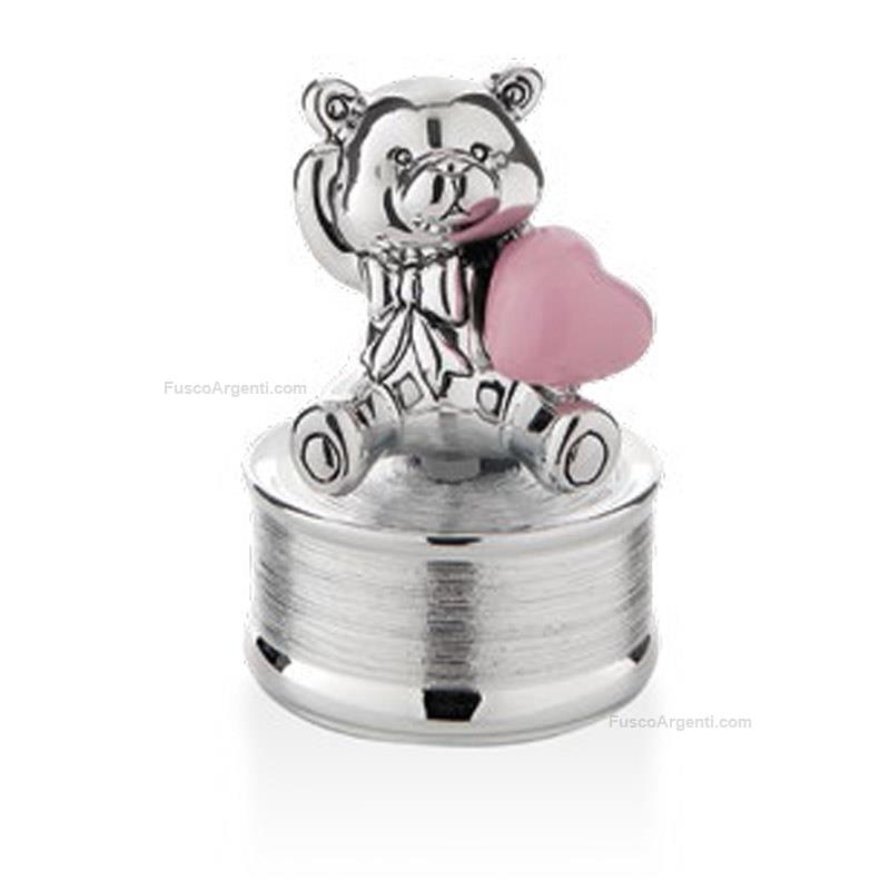 moda argenti teddy bear musical box