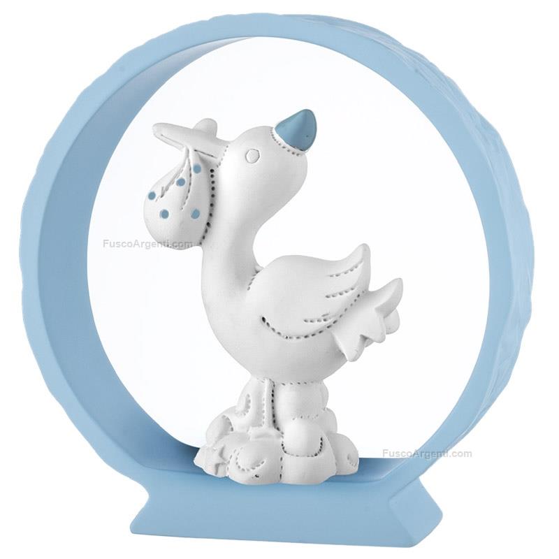 moda argenti stork on light blue base