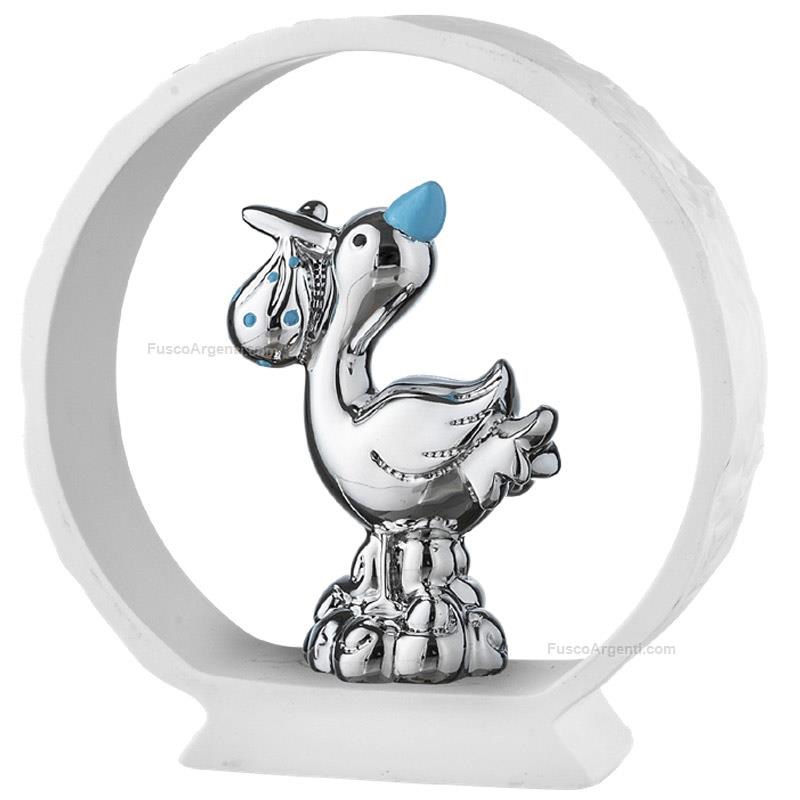 moda argenti stork on white base