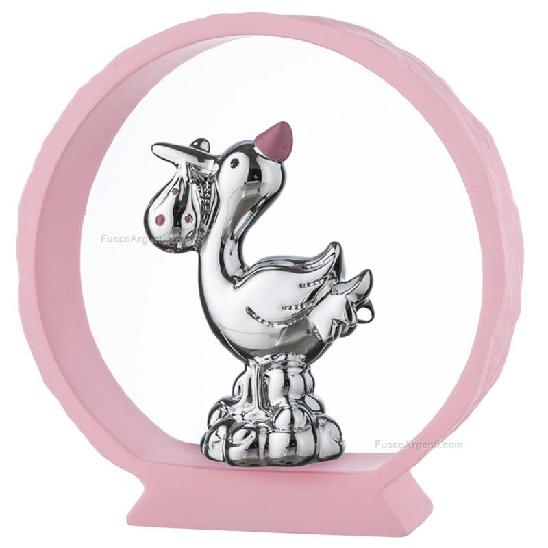 moda argenti stork on pink base