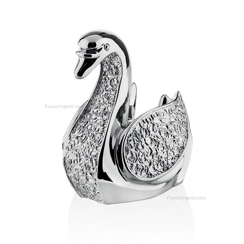 moda argenti cigno stilizzato