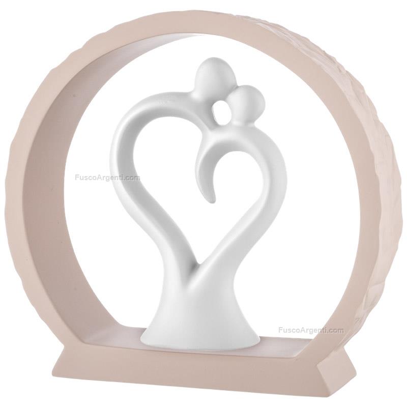 moda argenti heart shape couple powder base