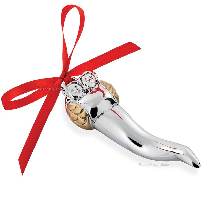 moda argenti lucky horn with owl
