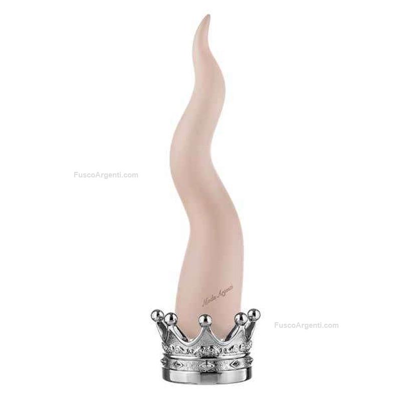 moda argenti lucky horn with silver base