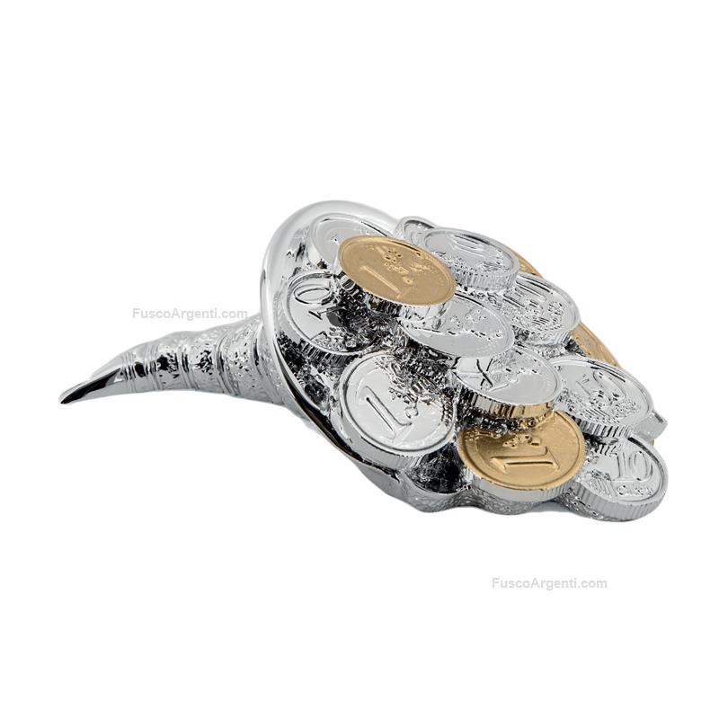 moda argenti horn of plenty with coins