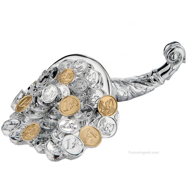 moda argenti horn of plenty with coins