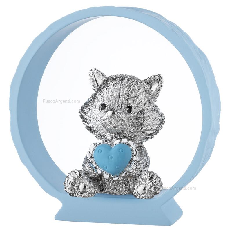moda argenti kitten on light blue base
