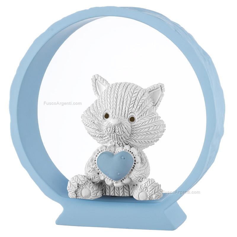 moda argenti kitten on light blue base