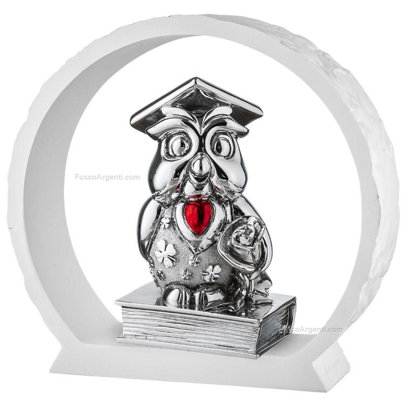 moda argenti graduation owl on white base