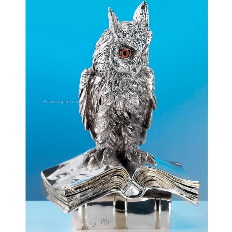 moda argenti owl on books