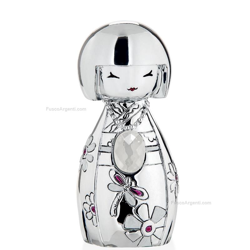 moda argenti silver coated kokeshi