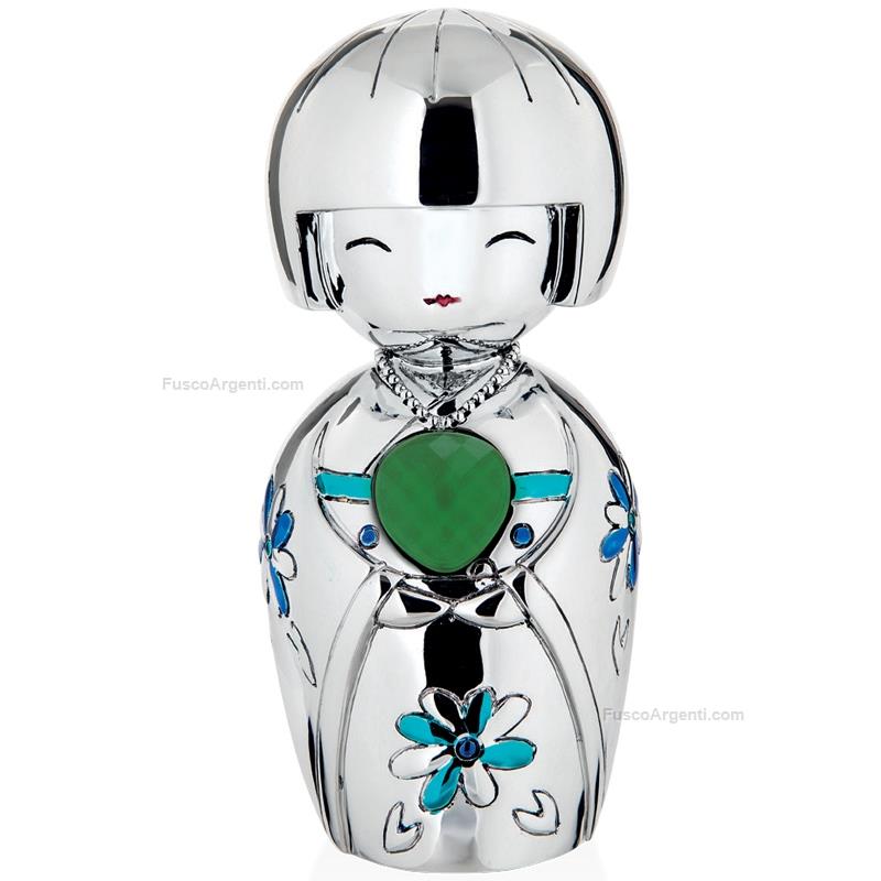 moda argenti silver coated kokeshi