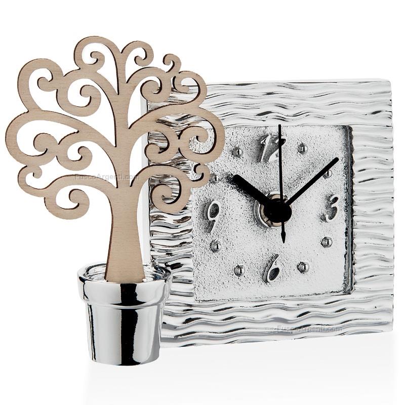 moda argenti table clock tree of life