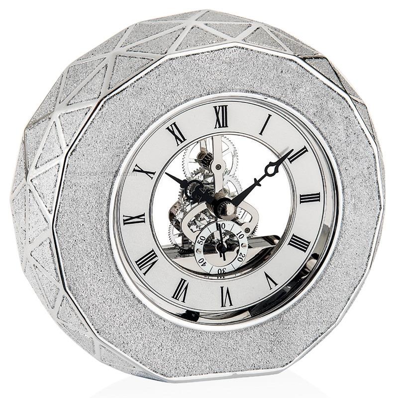 moda argenti round clock