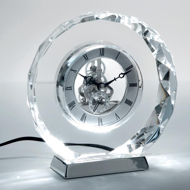 moda argenti round clock