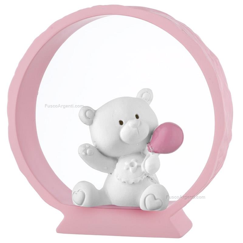 moda argenti teddy bear pink base