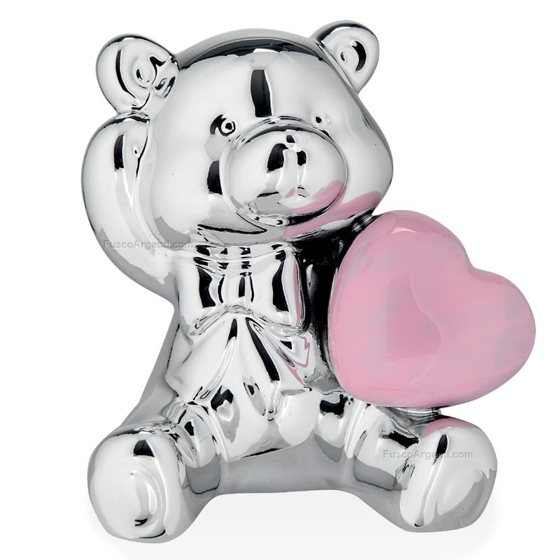 moda argenti teddy bear with heart