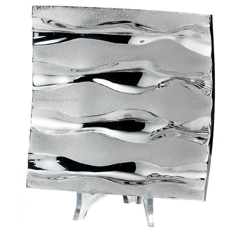 moda argenti silver square plate