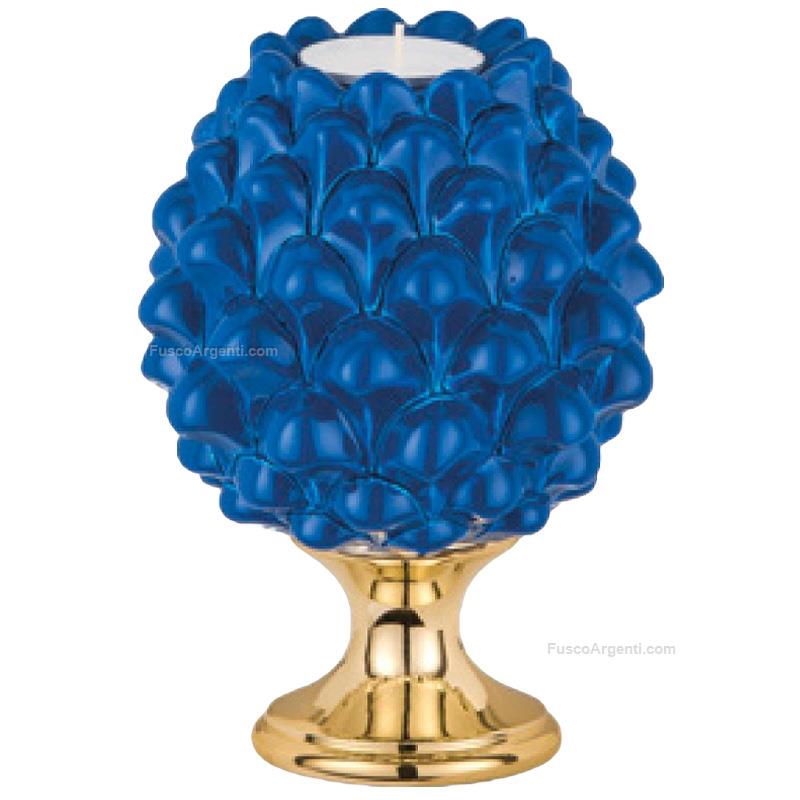 moda argenti pinecone candleholder