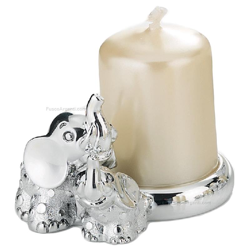moda argenti candleholder elephant with cub